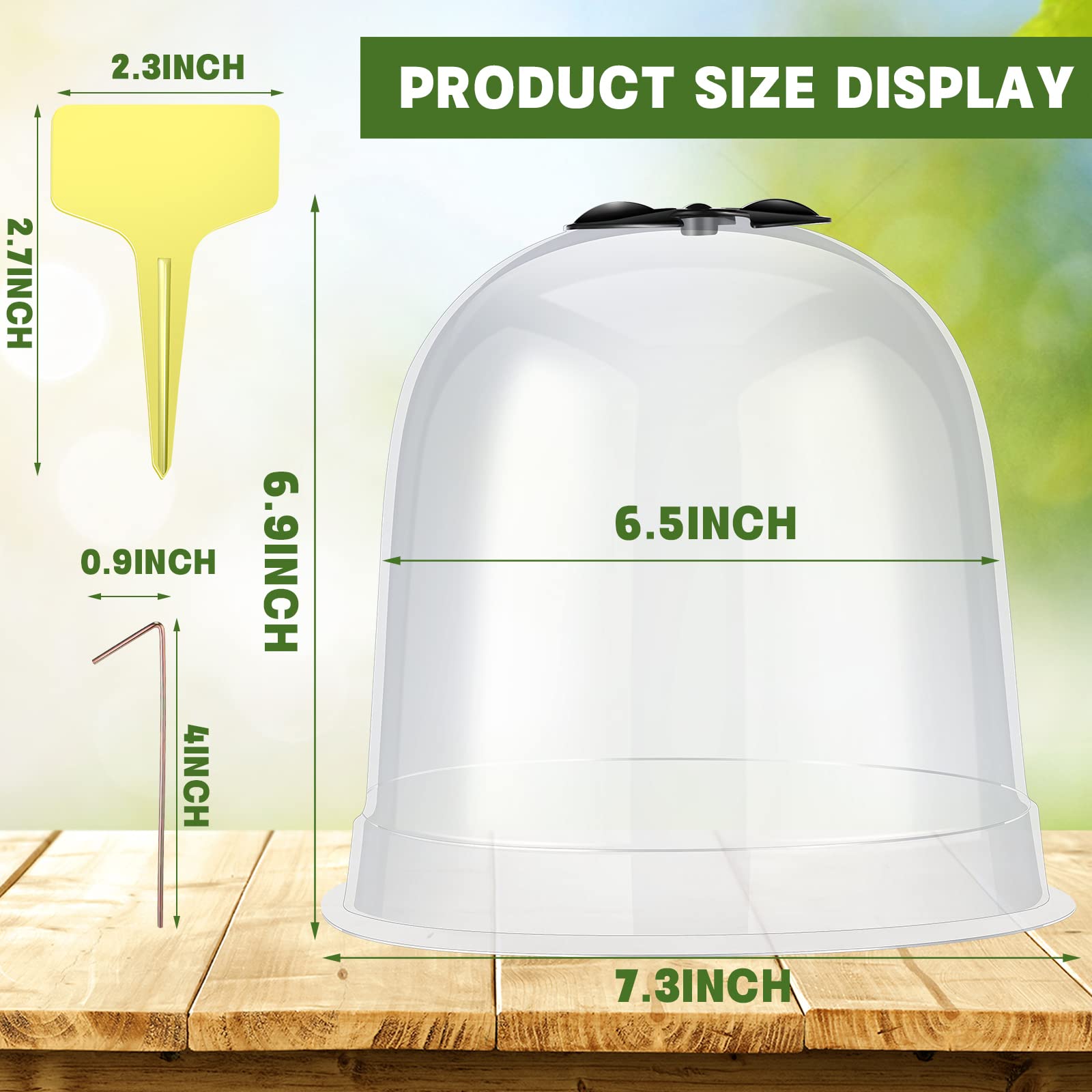 Remerry adjustable vent dome lets you control airflow to support steady plant development.