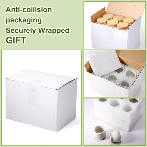 Remerry safe packaging with pearl cotton protects delicate pots