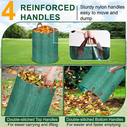 REMIAWY collapsible bags fold flat for compact storage after use.
