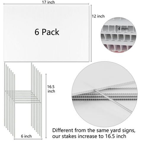 Remiawy double-sided yard sign for messaging visible from all directions.