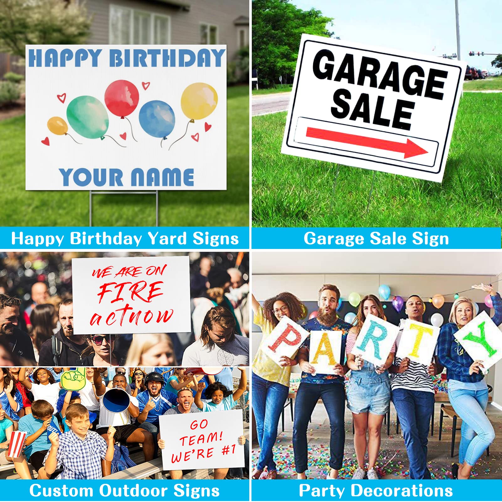 Remiawy open house yard sign setup ideal for events and promotions.