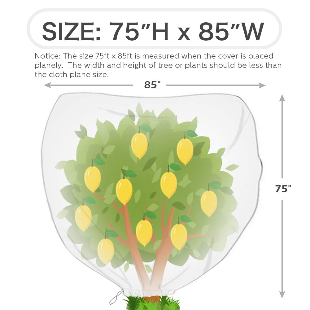 REMIAWY plant cover showing breathable fabric supporting airflow.