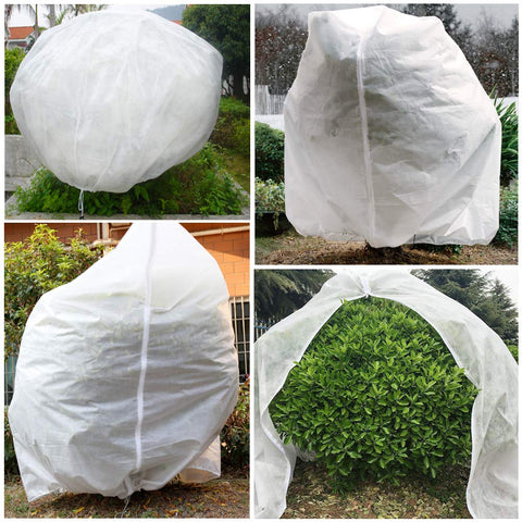 REMIAWY frost cover prepared for seasonal storage after use.