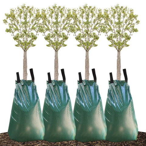 REMIAWY tree watering bag with 20-gallon capacity for steady tree hydration.