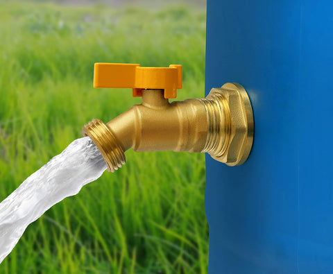 Renator lead-free brass spigot offers durable rainwater access