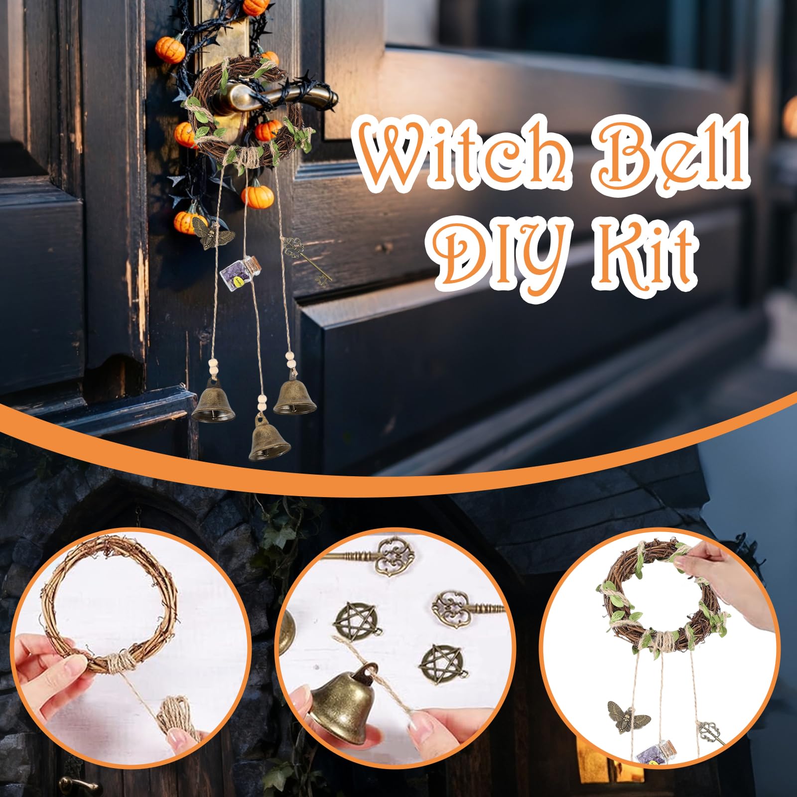 RENEMEGO Mini bottles, keys, and beads for decorative details.