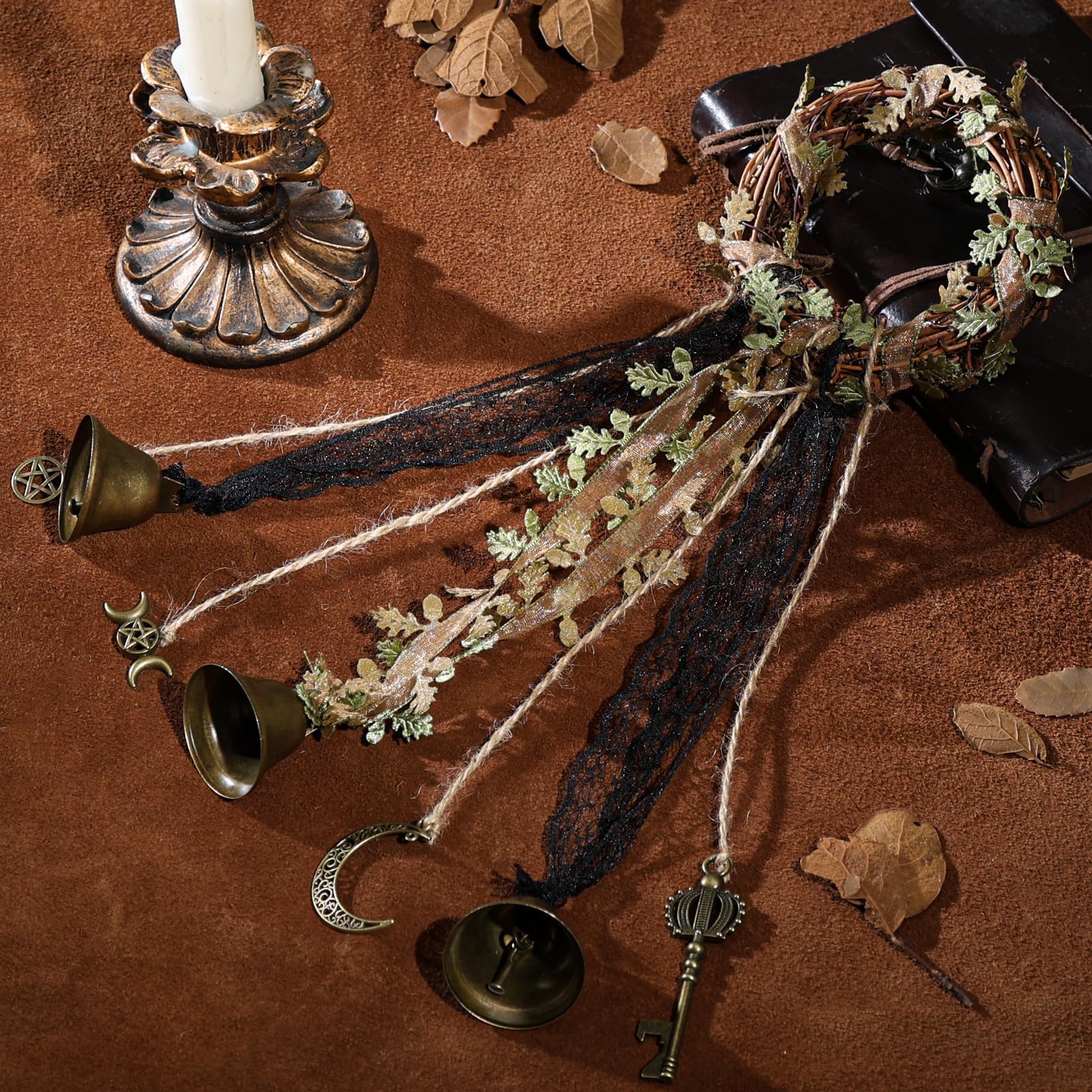 RENEMEGO Bells 3.8 cm ready to hang on doors or walls.