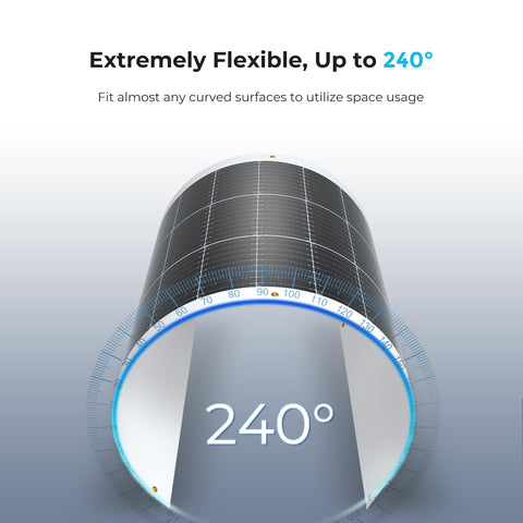 Renogy 100W flexible panel with ultra-thin lamination for stealth install