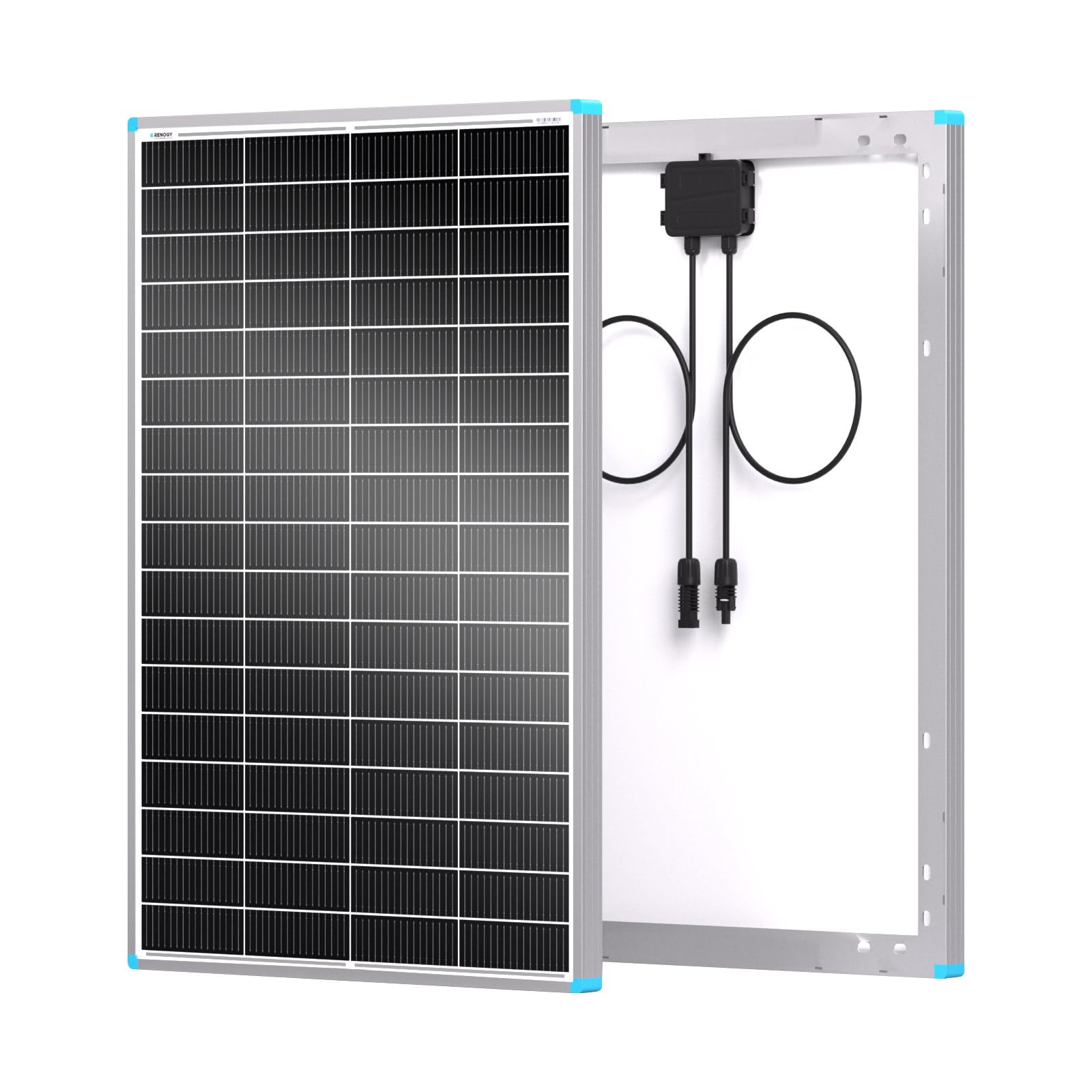 Renogy 175W panel front view for compact Class B van installations.