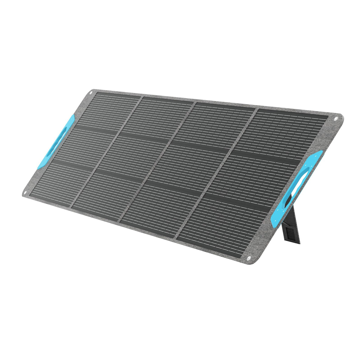 Renogy 200W foldable panel in open setup for off-grid charging
