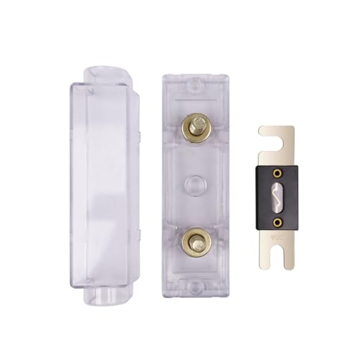 Renogy 400A ANL fuse with holder side view highlighting compact profile