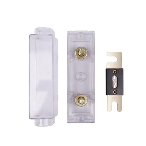 Renogy 400A ANL fuse with holder side view highlighting compact profile