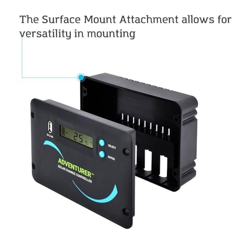 Renogy Adventurer-Li negative-ground connector enhances safety and grounding.