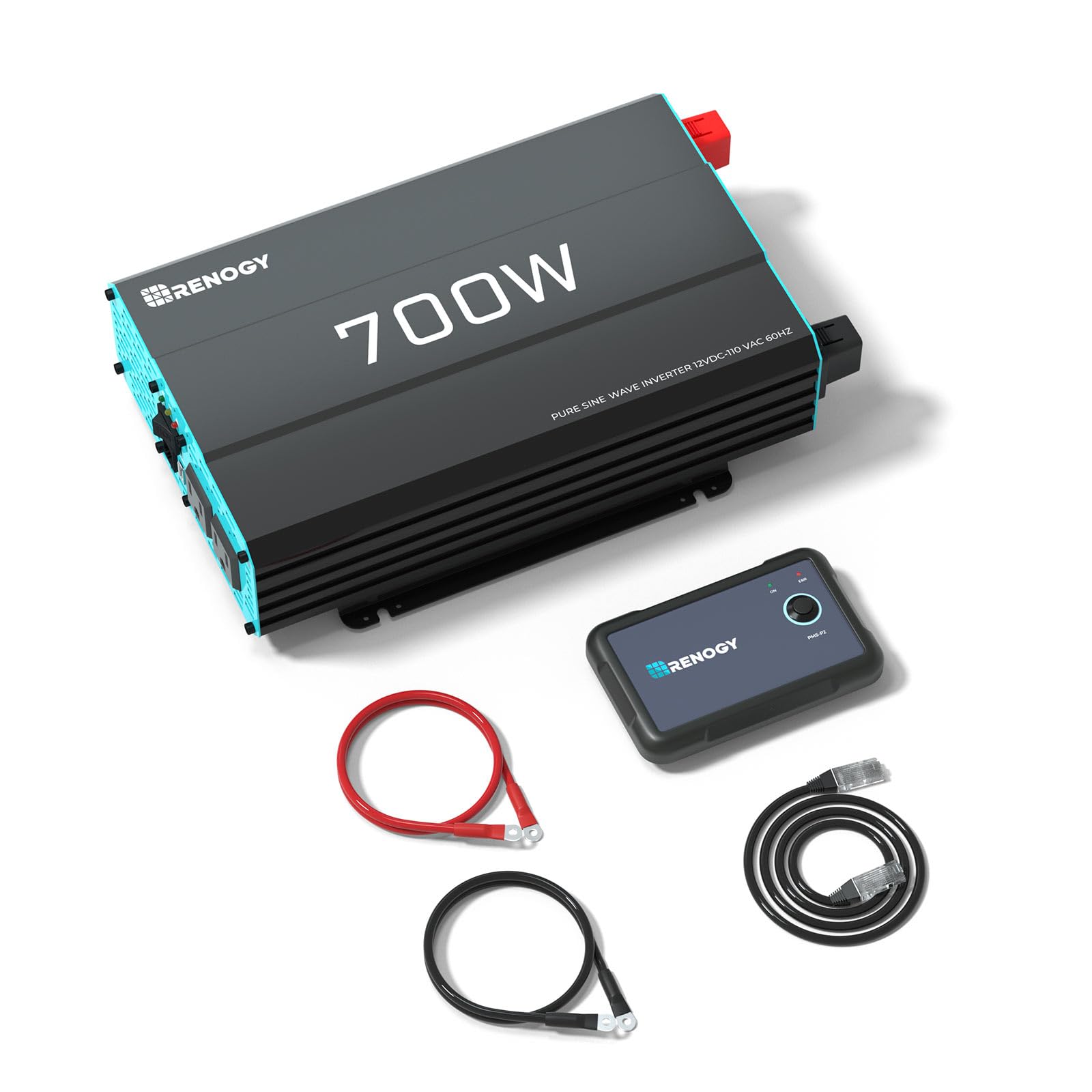 Renogy Inverter P2 700W continuous power for off-grid camping setups
