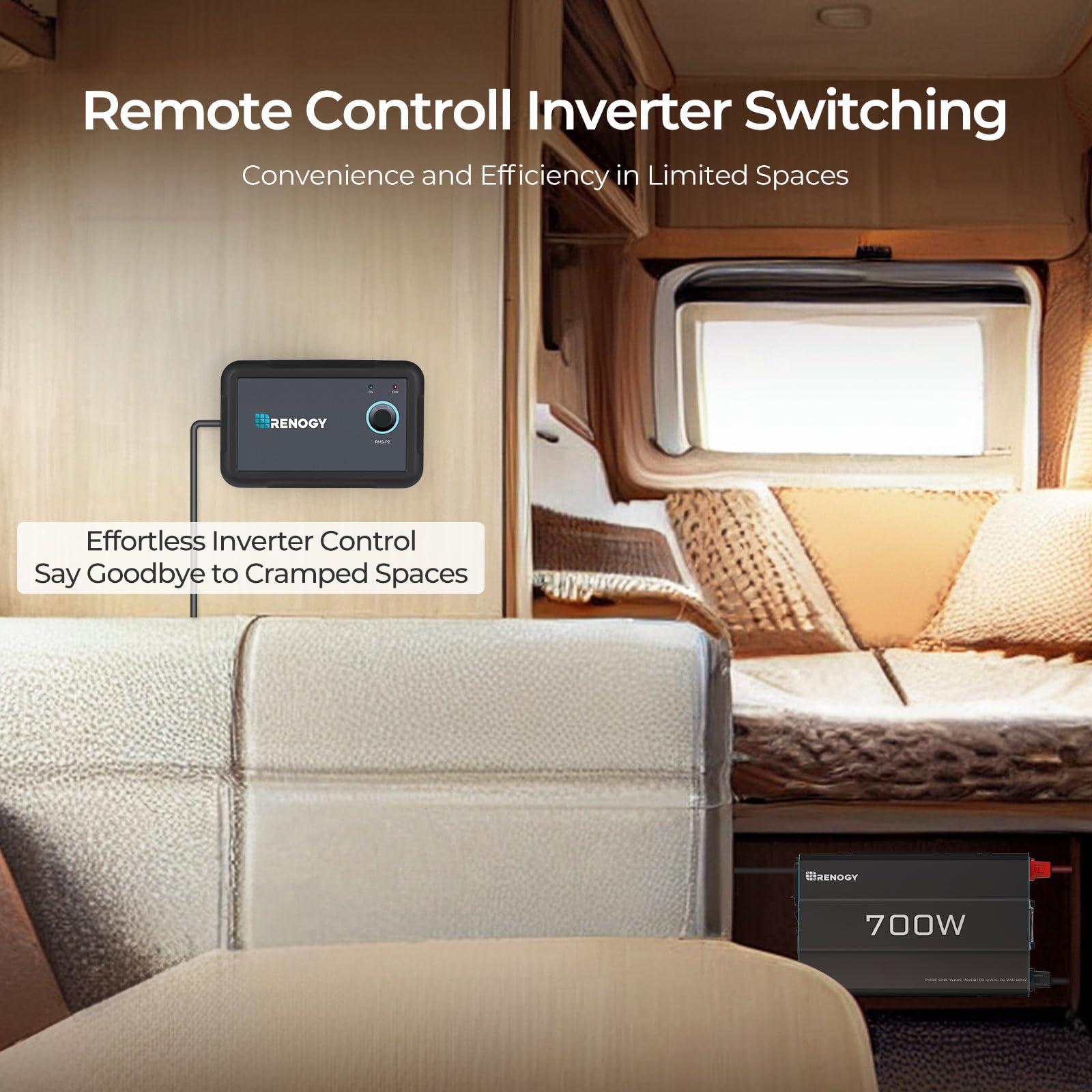 Renogy P2 AC hardwire port enables direct appliance connections