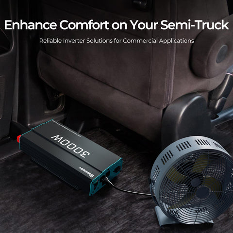 Renogy Inverter P2 suits home, RV, truck, camping and trailer setups.