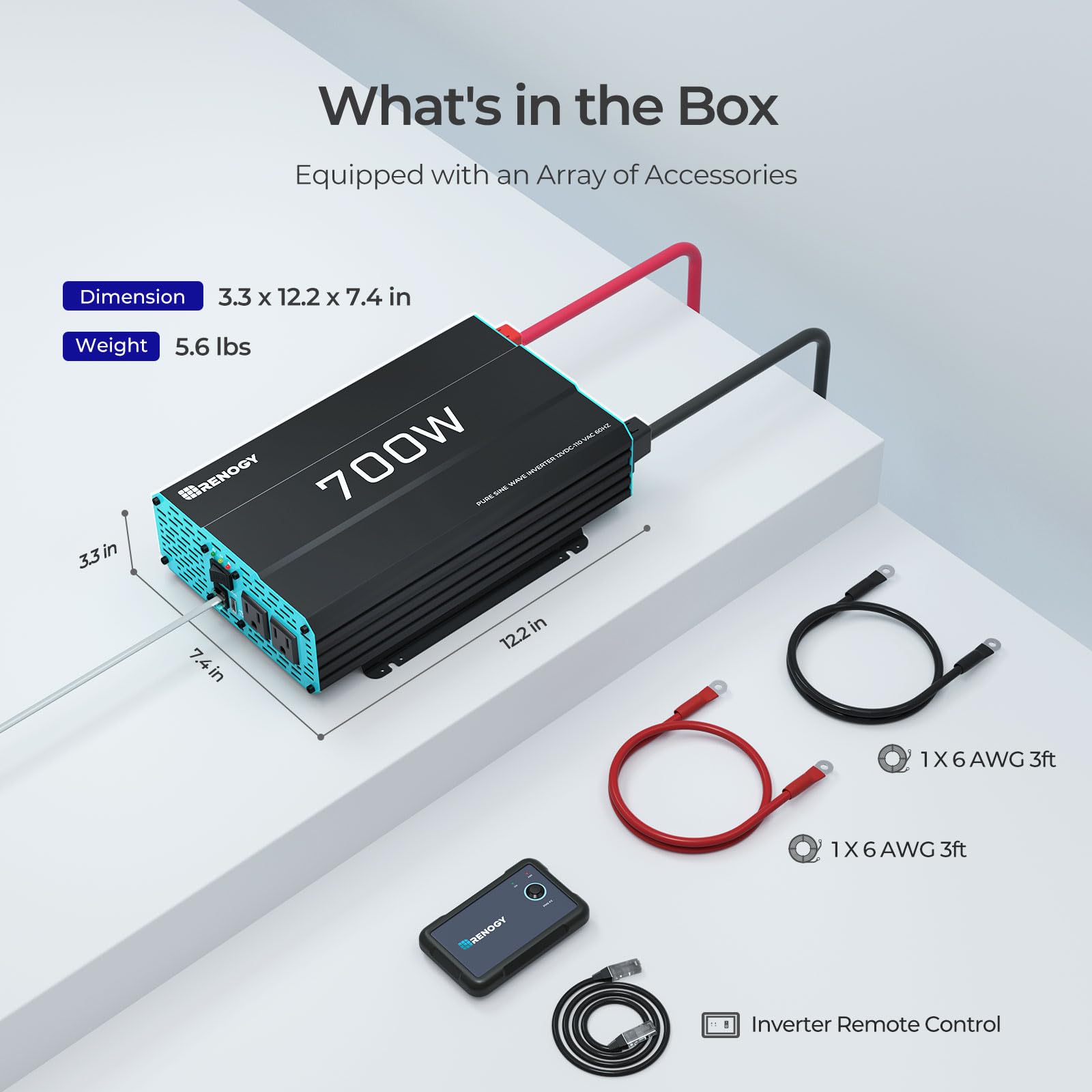 Renogy P2 cooling design keeps the inverter running cooler