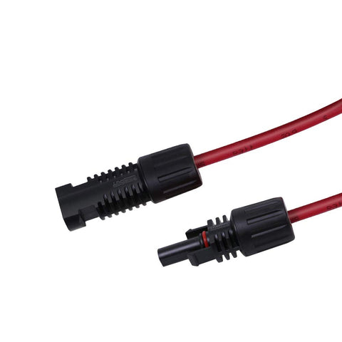 Renogy male end connector suitable for quick solar panel linking.