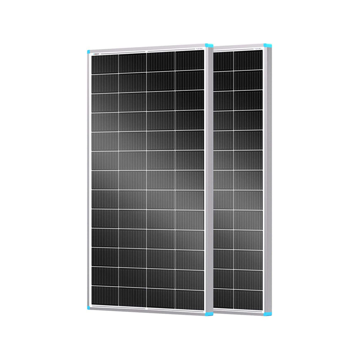 Renogy N-Type 400W 24V solar panel front view for compact off-grid power