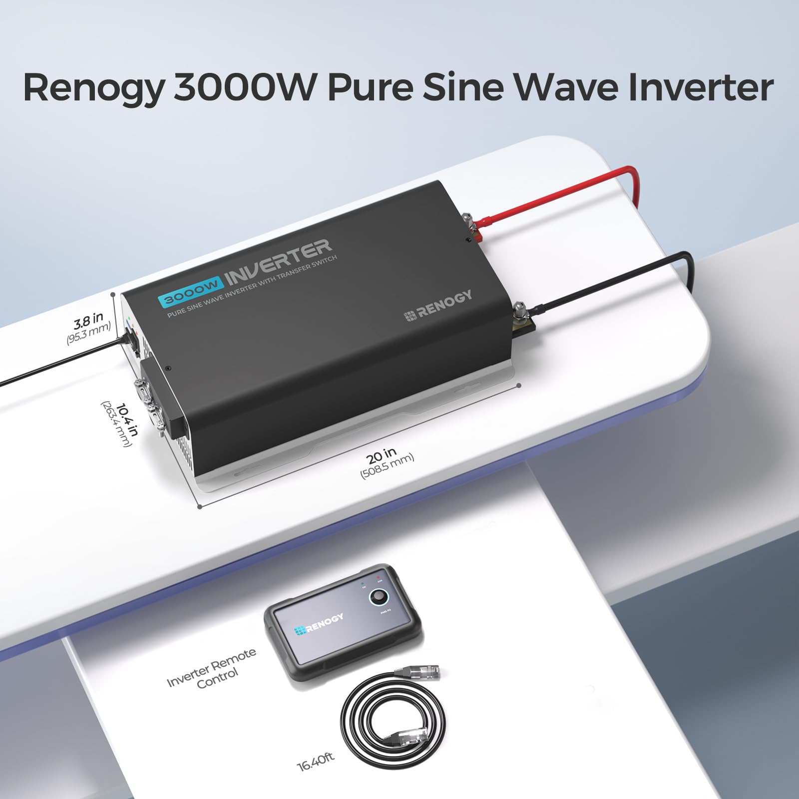 Renogy PUH 3000W inverter in RV or camping setups enables mobile power