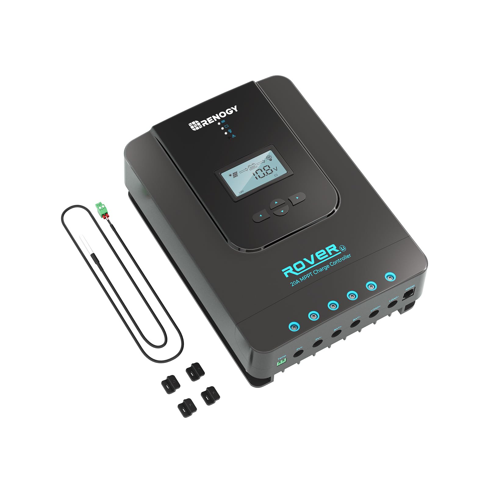 Renogy Rover 20A compact unit fits neatly into solar kits