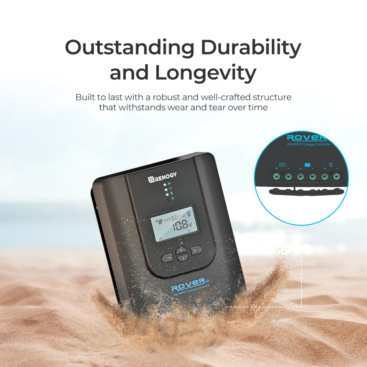 Renogy Rover 40A in-use RV solar setup demonstrates practical, reliable power management.