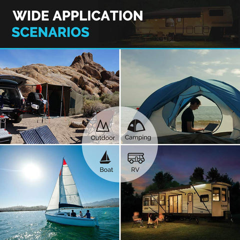 Renogy Voyager 20A is ideal for outdoor RVs and boats with rugged reliability.