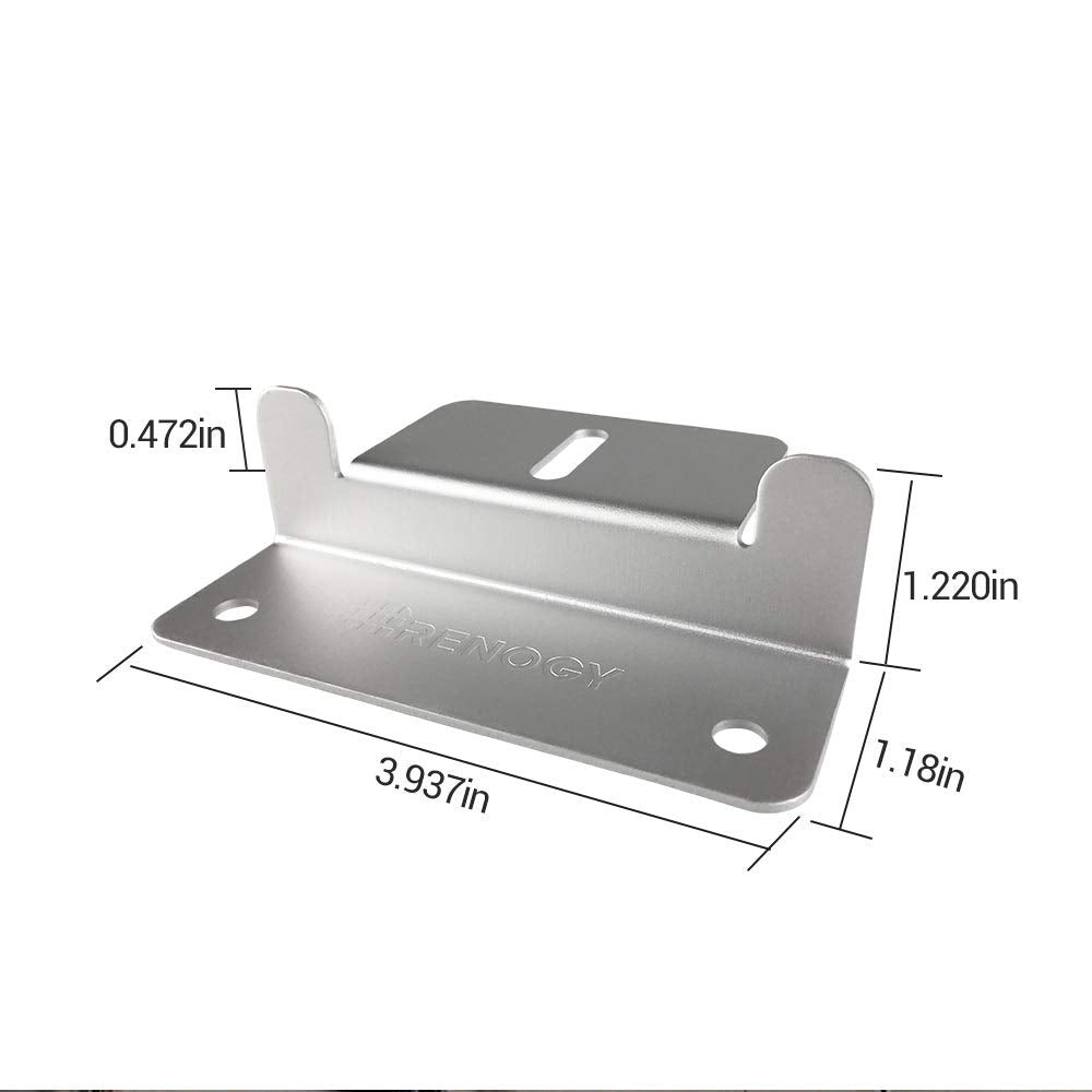 Renogy corrosion-resistant aluminum Z-brackets withstand coastal moisture on RV roofs.