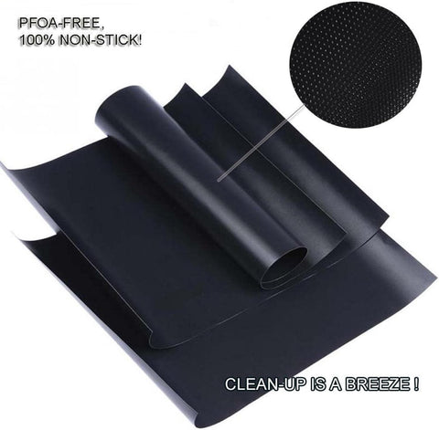 Renook grill mat cut to fit pan for versatile kitchen use