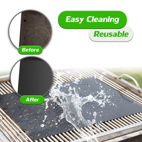 Renook grill mats are easy to clean and reuse after cooking