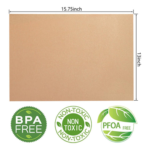 Renook reusable grill mats withstand high heat for multiple uses