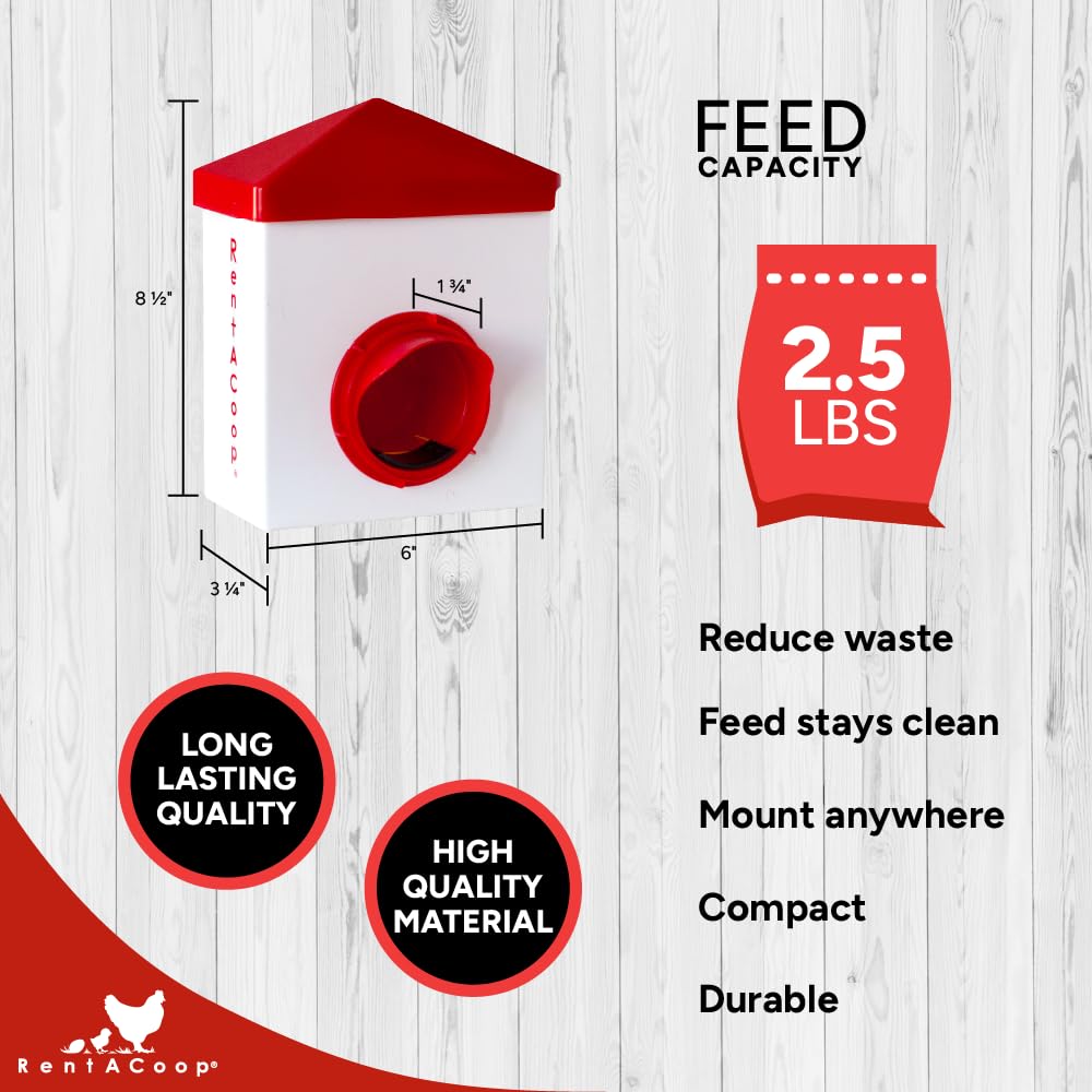 RentACoop Chick2Chicken slider port cover enables easy access control.