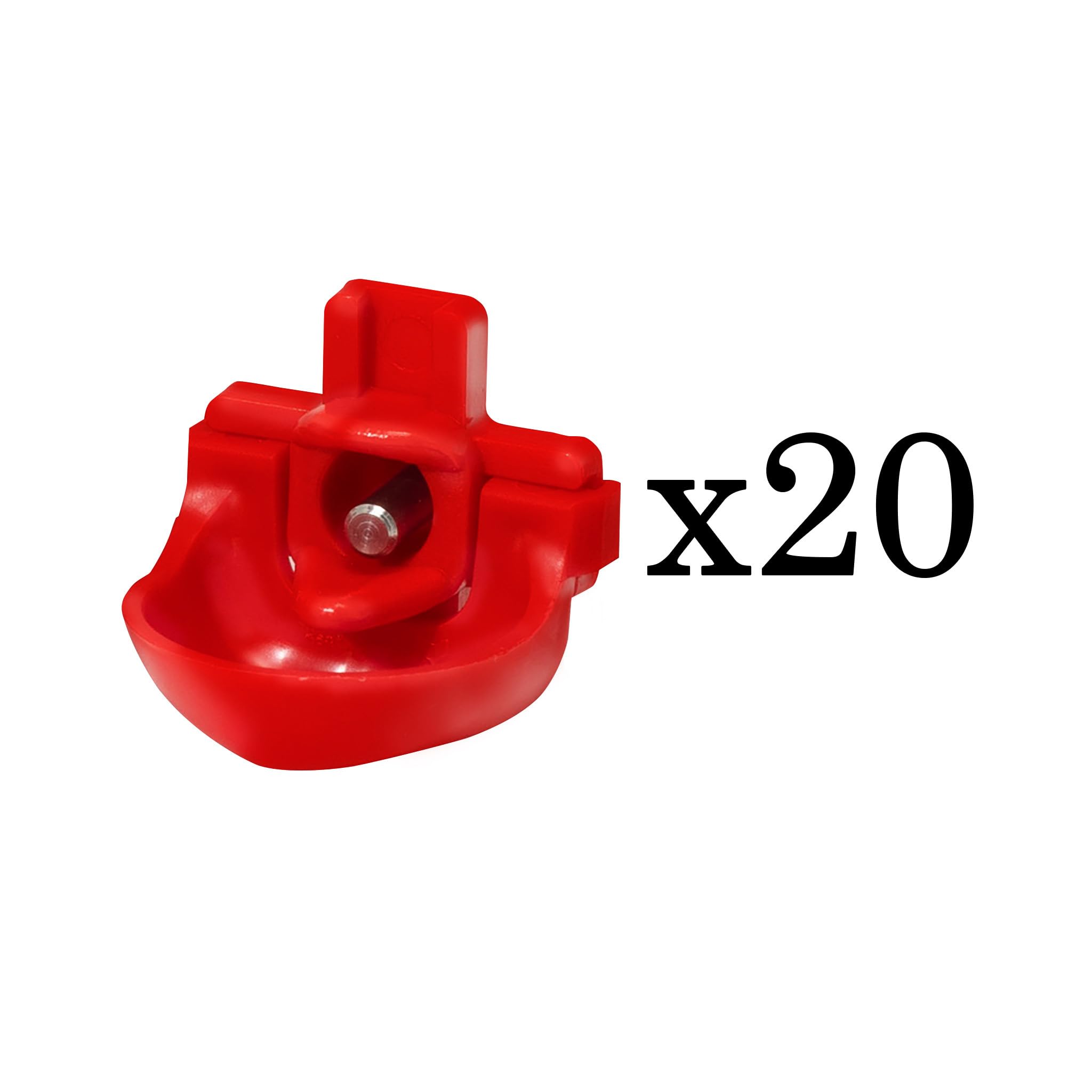 RentACoop DIY Waterer Kit showing dribble dishes that reduce spillage.