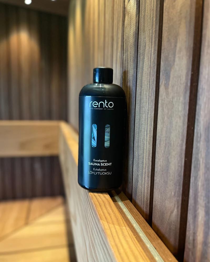 Rento Sauna Scent Finland origin label highlights premium fragrance