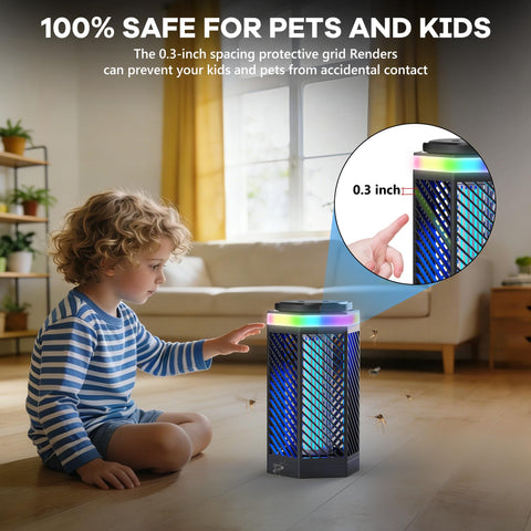 REOGLE Bug Zapper coverage up to 2100 sq ft for large spaces.