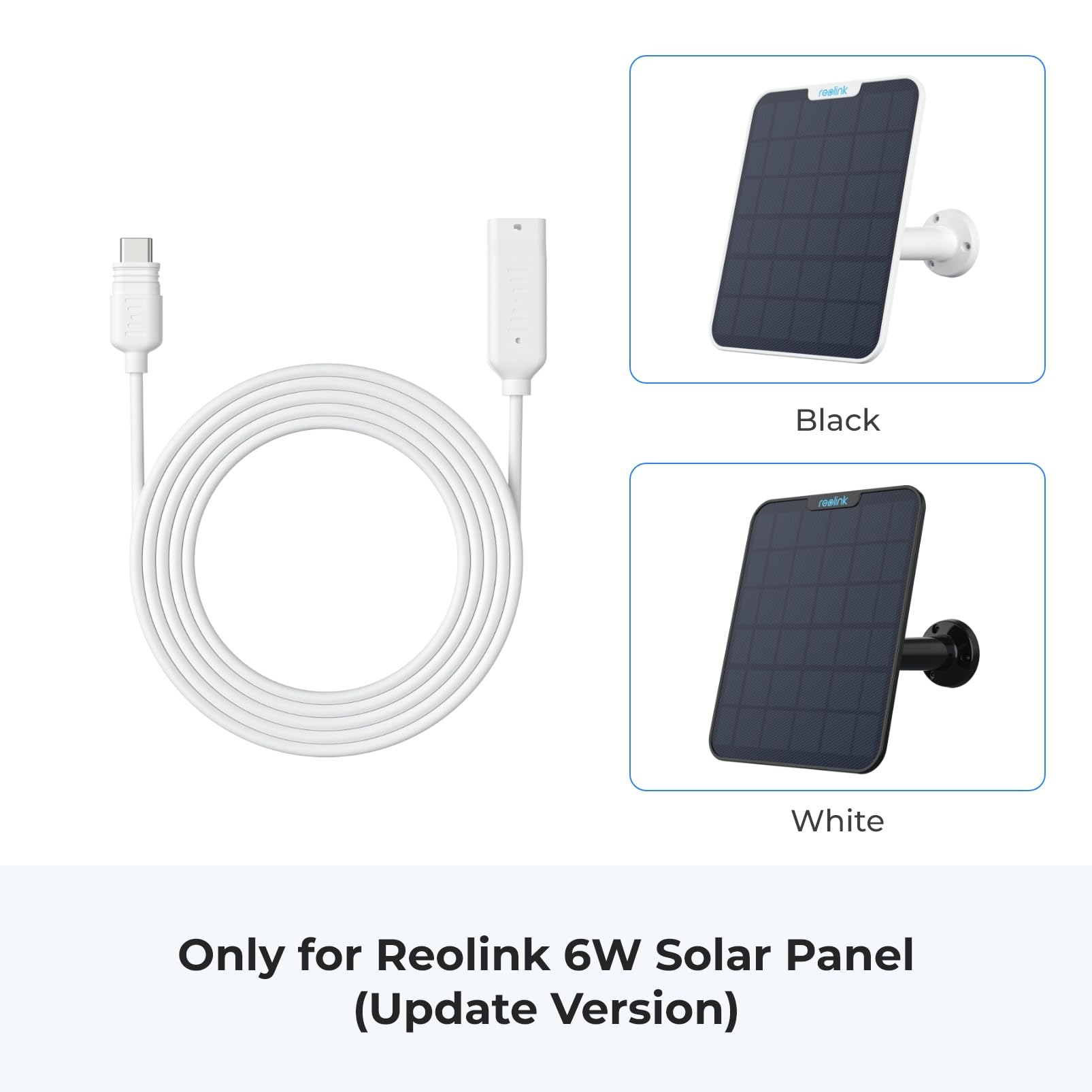 REOLINK weatherproof outdoor extension cable keeps security power reliable in all seasons.