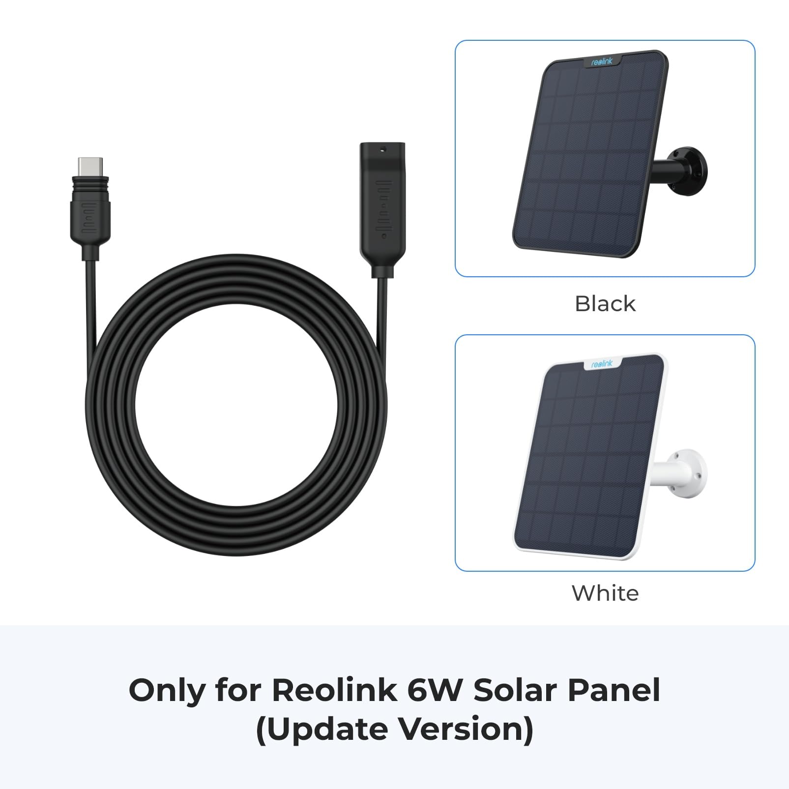 REOLINK weatherproof extension cable keeps outdoor cameras powered in all seasons.