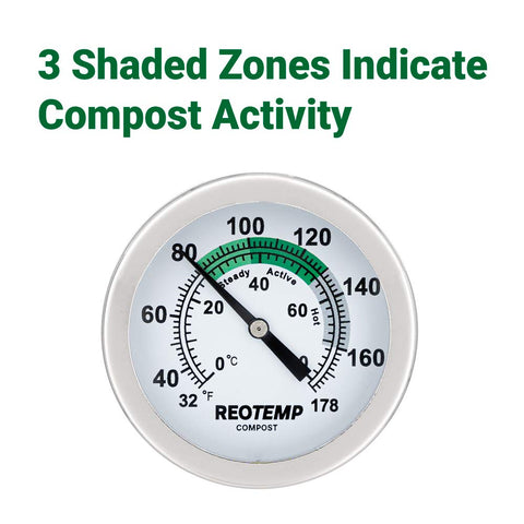 REOTEMP K83B1 stainless steel case stays waterproof and durable during outdoor use.