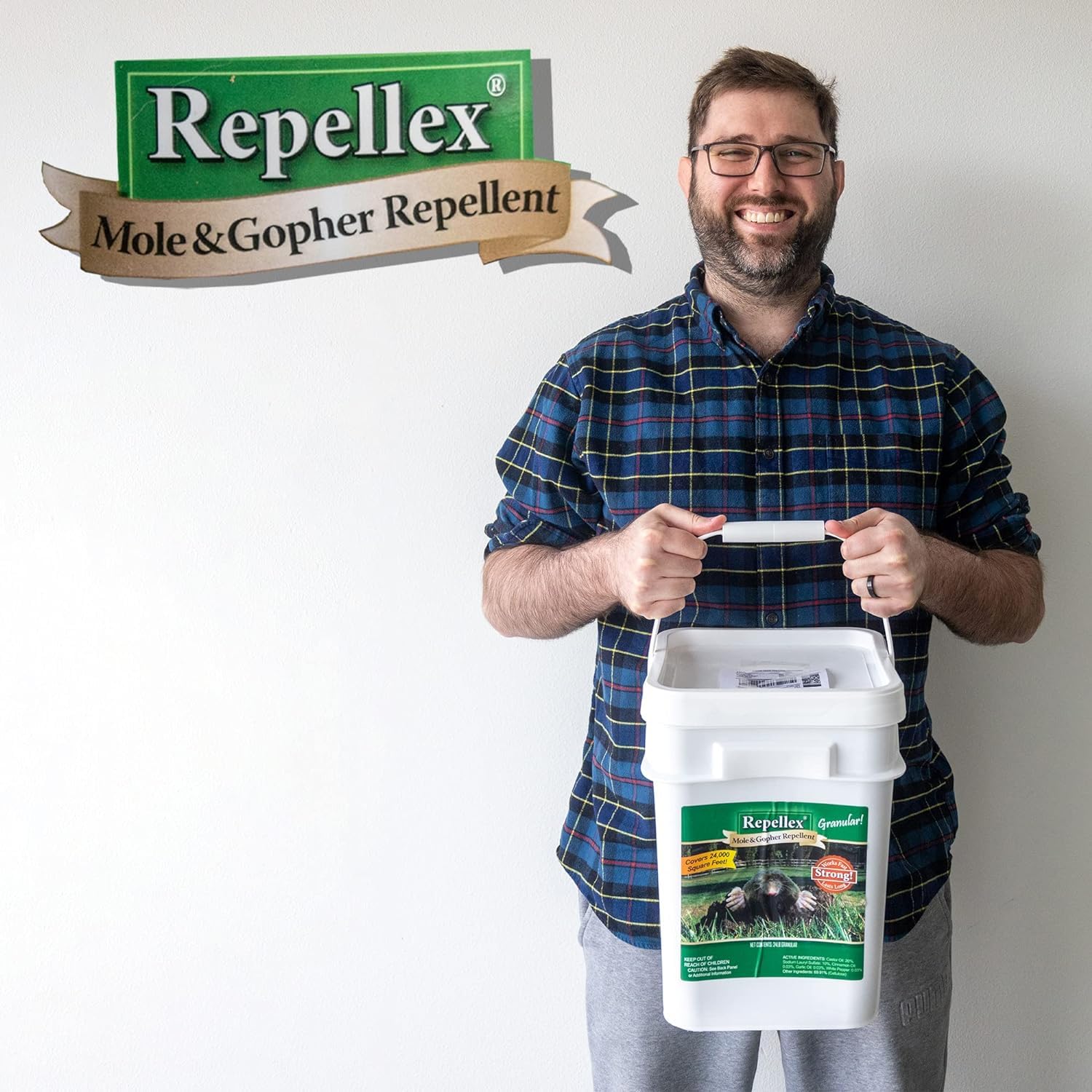 Repellex lawn protection covering up to 24,000 sq ft