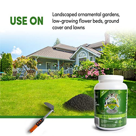 Repellex Systemic Granular dosed-application demonstrates soil coverage