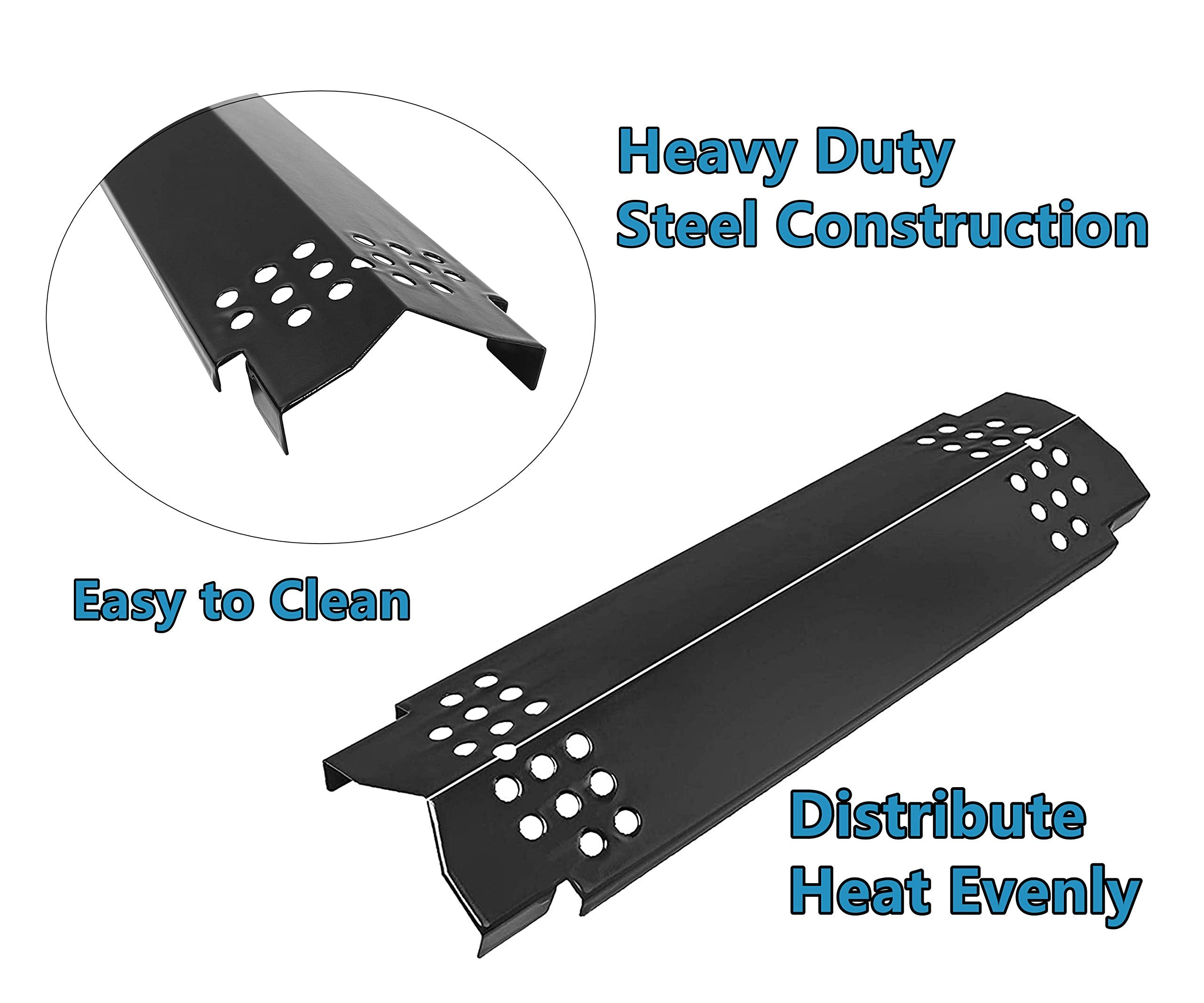 Replace Parts Nexgrill heat plates 720-0888N; restores even heat.