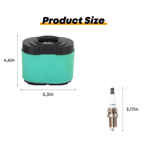 Replacement kit packaged contents shows included elements for quick, on-site tune ups