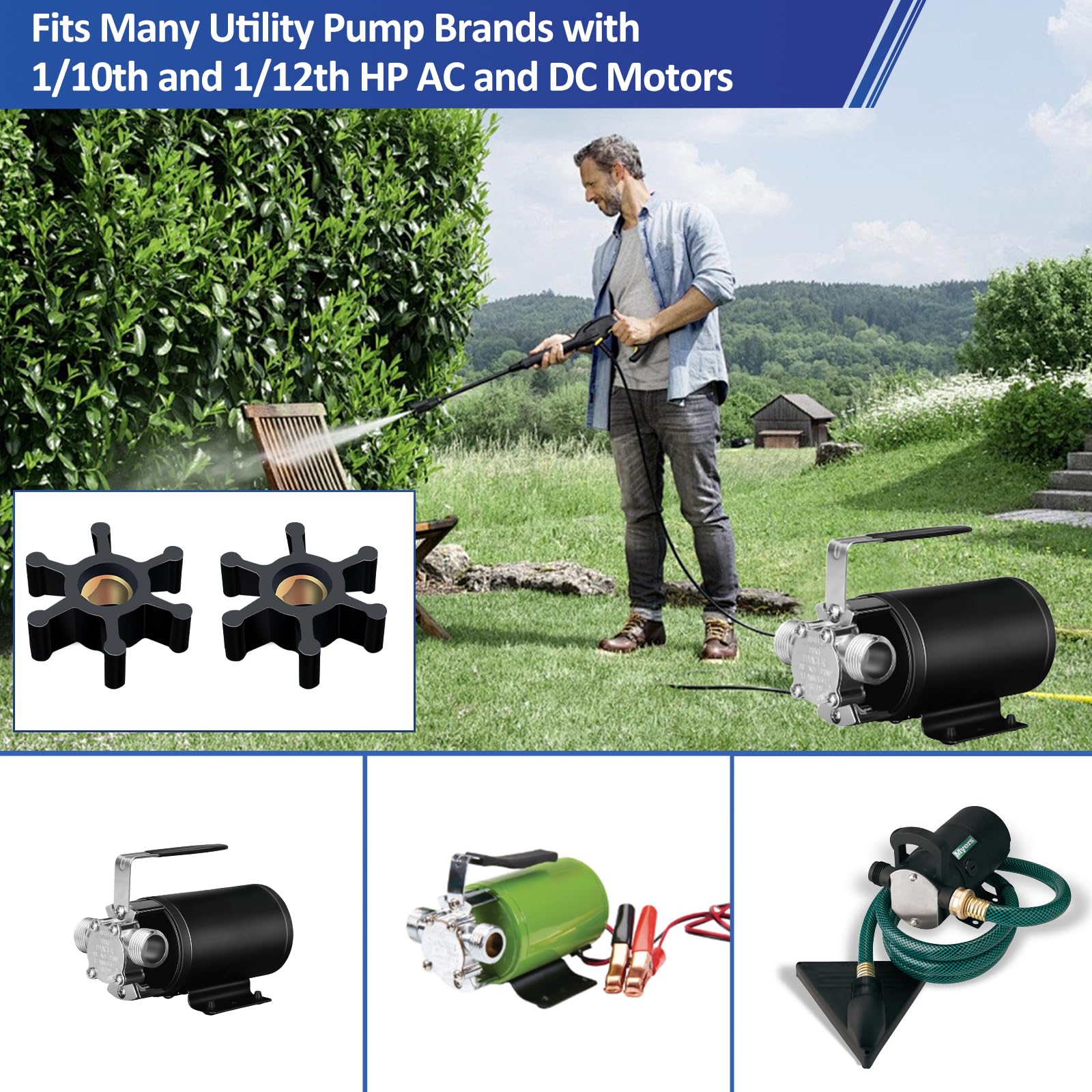 REPLACEMENTKITS.COM complete kit includes three impellers and lube tubes