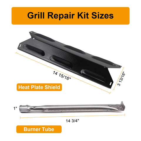 Replace Parts Kenmore stainless steel burner tube for durable flame delivery.