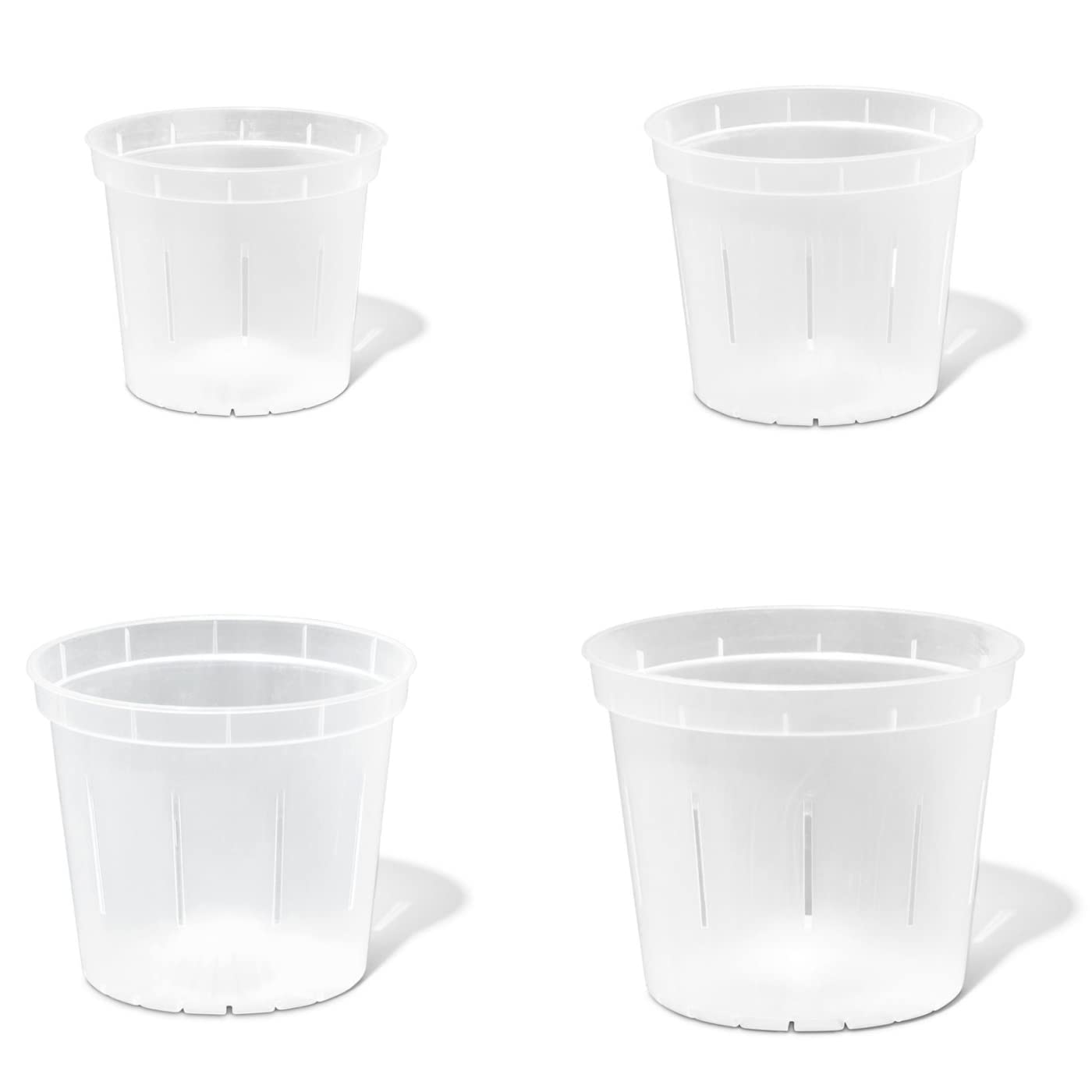rePotme 3-inch slot clear orchid pot promotes root airflow for healthy growth