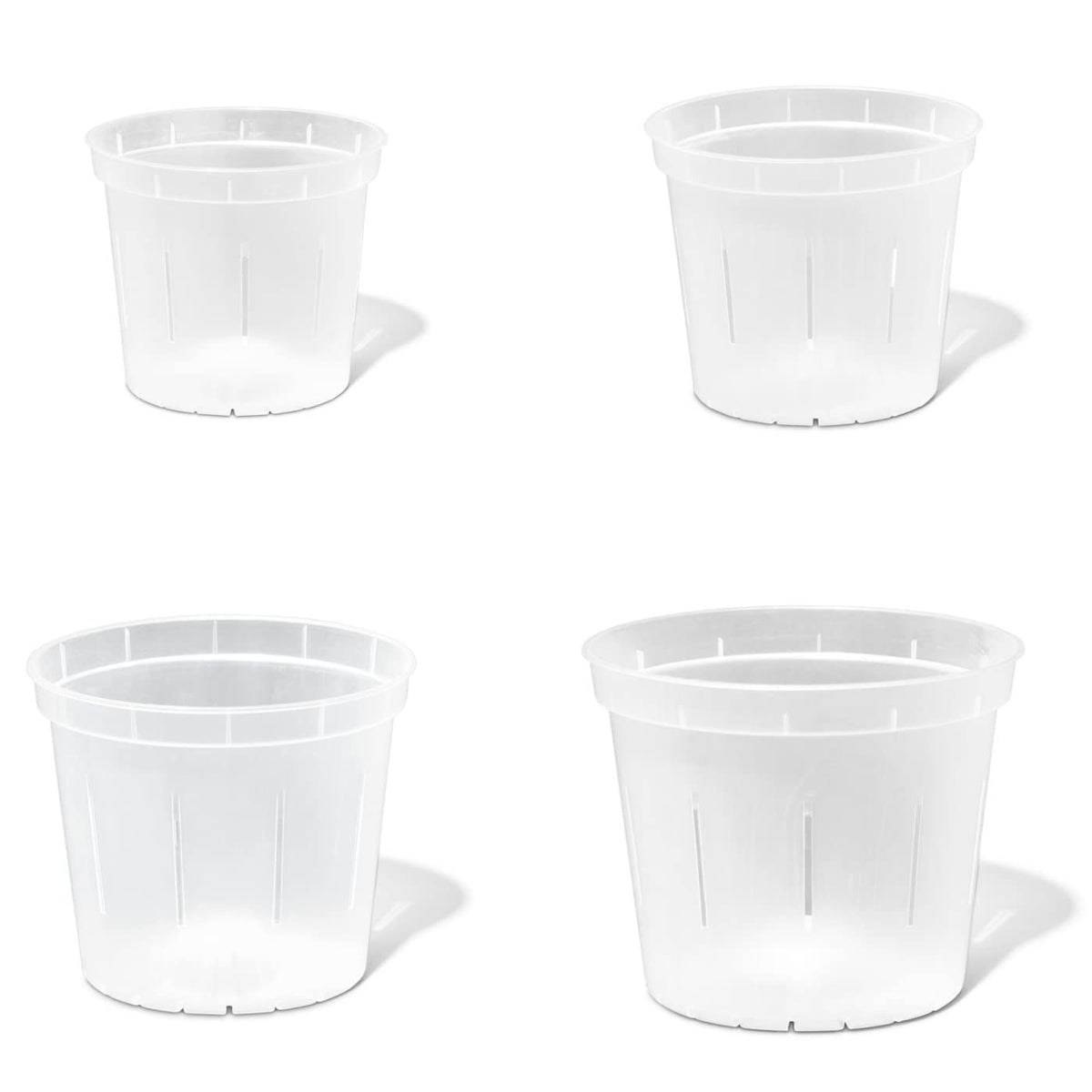 rePotme 3-inch slot clear orchid pot promotes root airflow for healthy growth