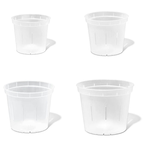 rePotme 3-inch slot clear orchid pot promotes root airflow for healthy growth