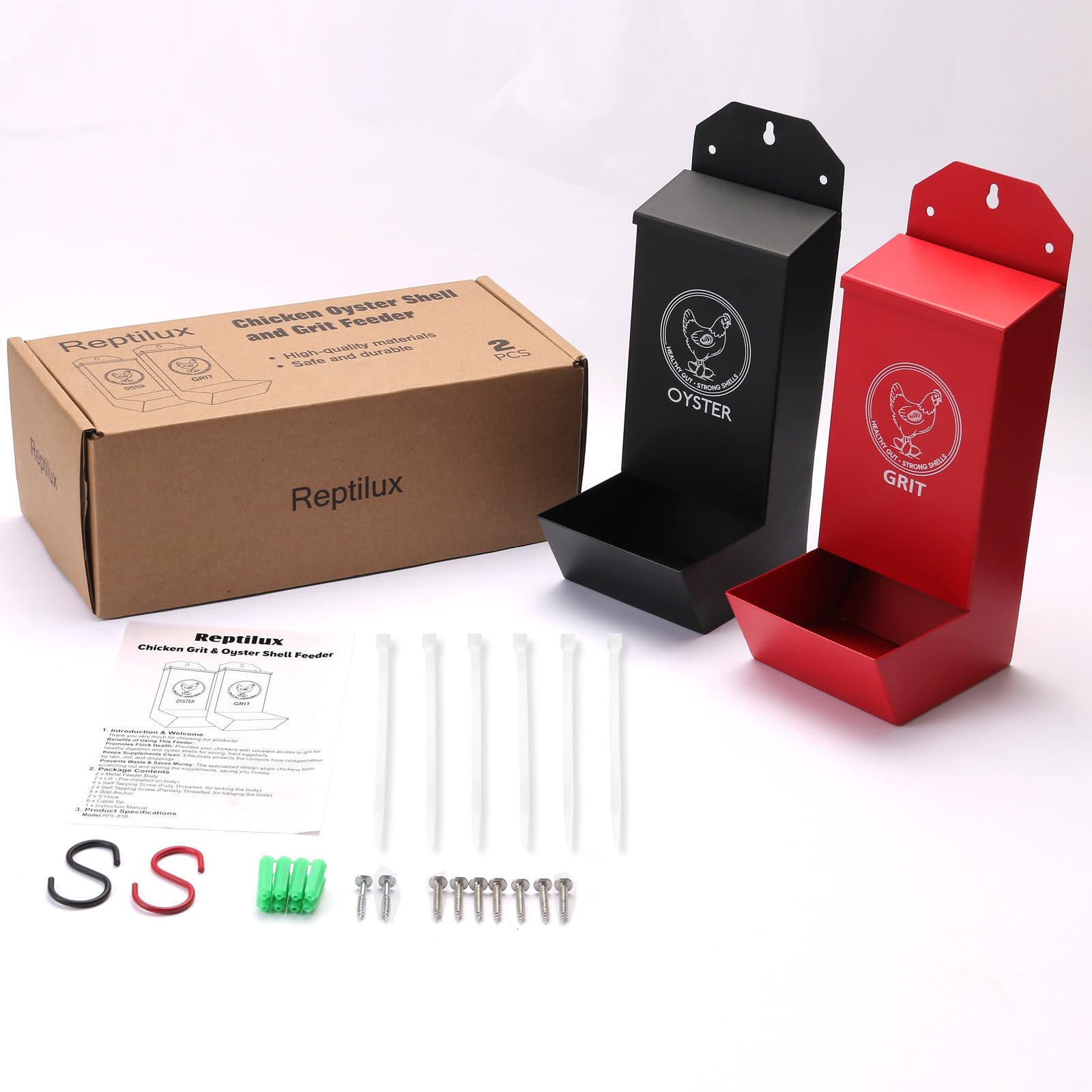 Reptilux 4-way installation kit for versatile mounting