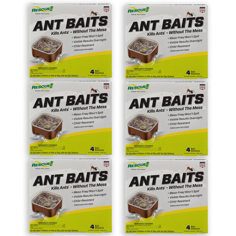 RESCUE! Ant Baits dual bait technology delivers fast control at the source.