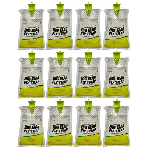 RESCUE! Big Bag Fly Trap outdoors, disposable design for large-scale fly control